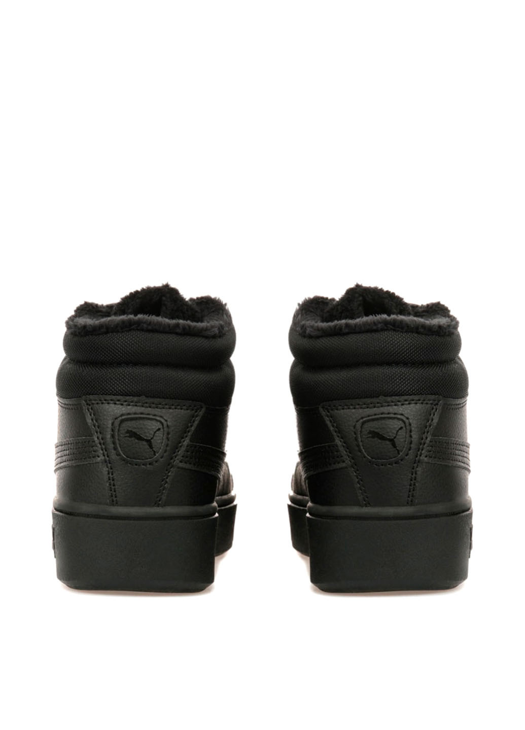 Ботинки Puma логотипы чёрные спортивные