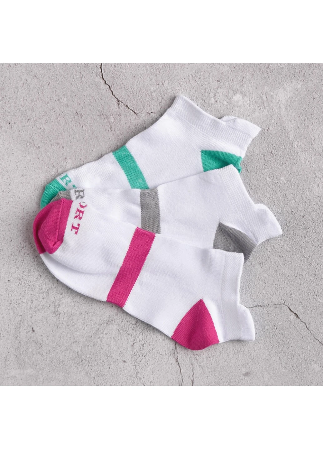 Білі шкарпетки V&T Socks однотонні (251852315)