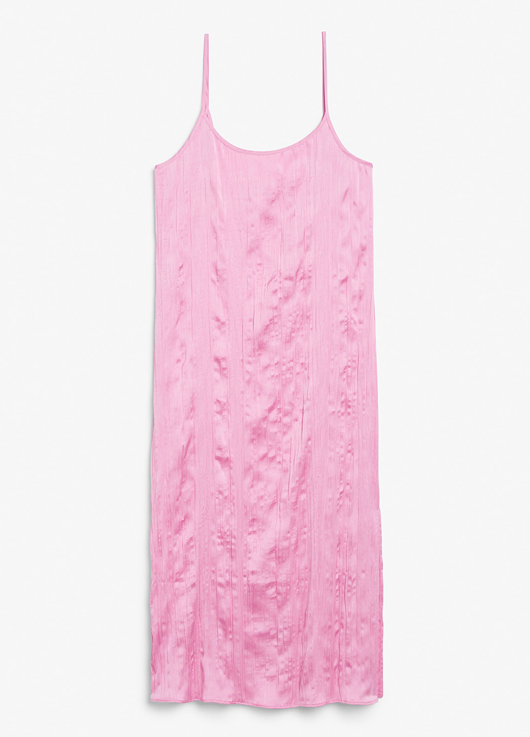 Розовое кэжуал платье платье-комбинация Monki однотонное