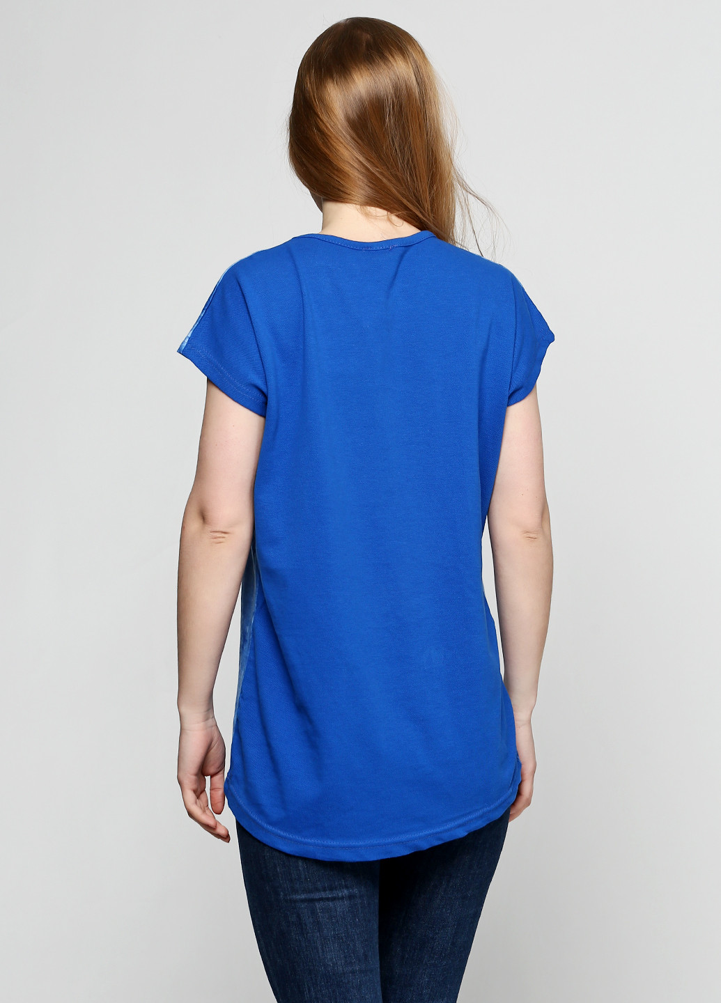 Синяя летняя футболка Diyamor