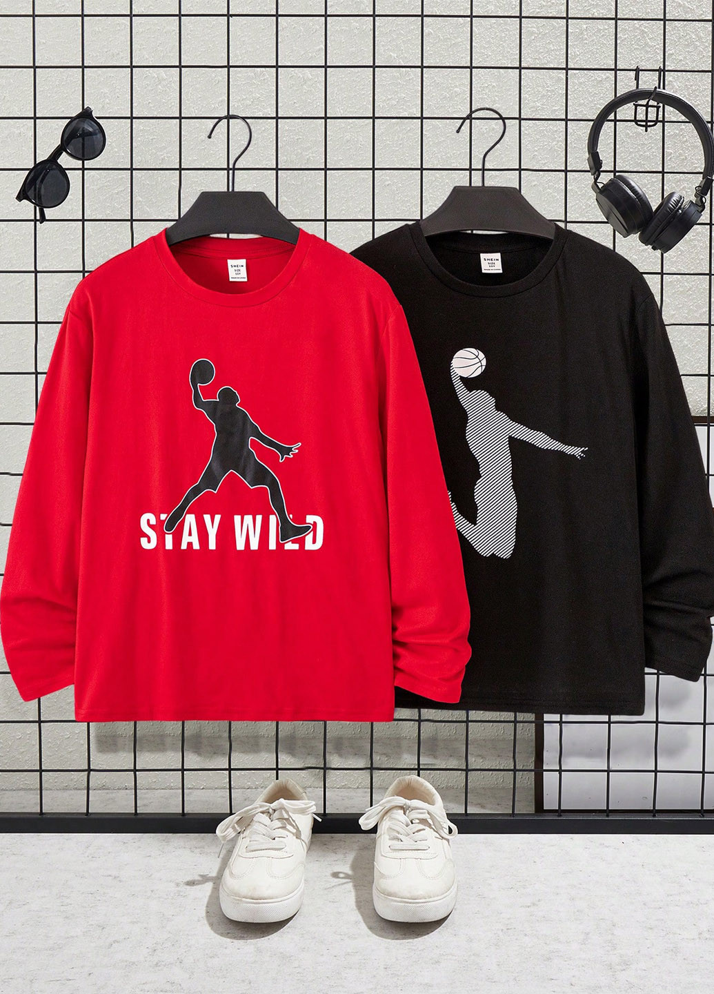 Лонгслів (2 шт.) SHEIN (346756124)