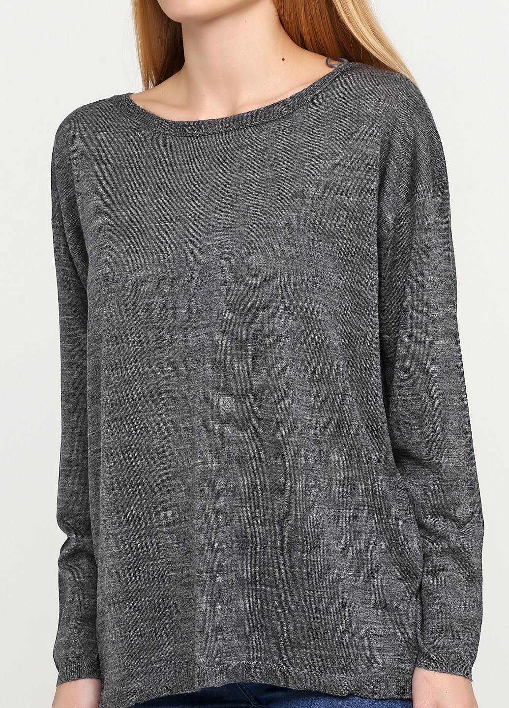 Темно-сірий демісезонний светр джемпер Jacqueline Riu