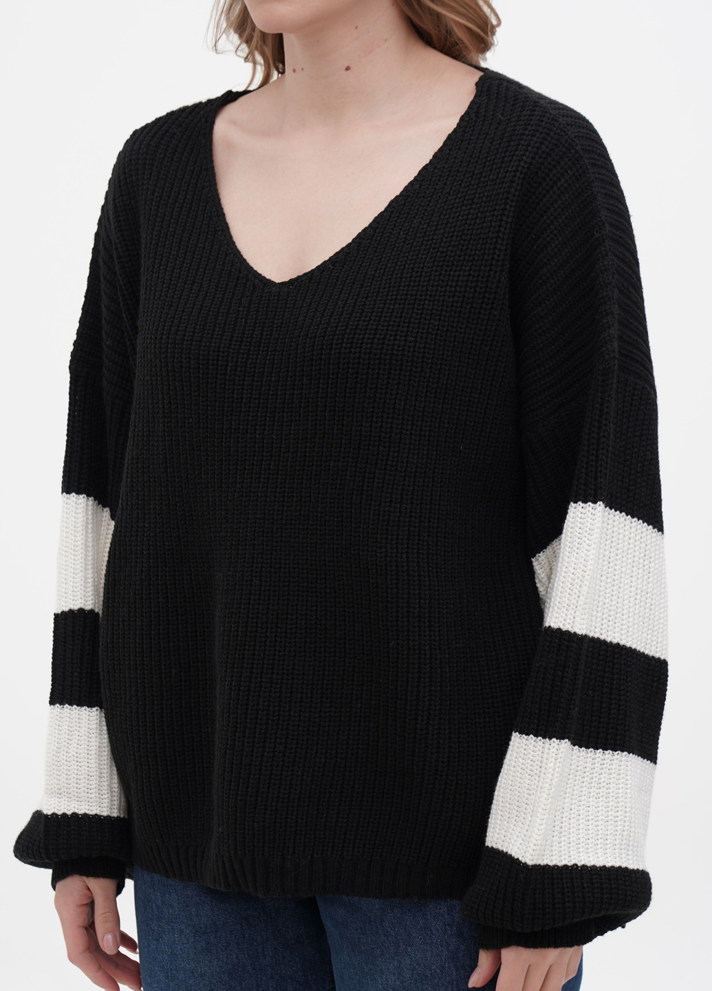 Чорний зимовий пуловер пуловер Boohoo