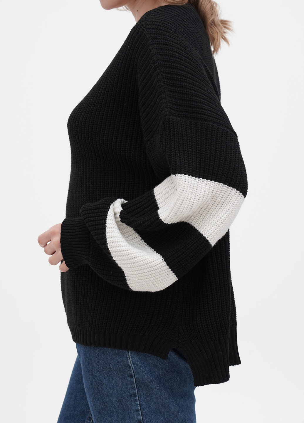 Чорний зимовий пуловер пуловер Boohoo