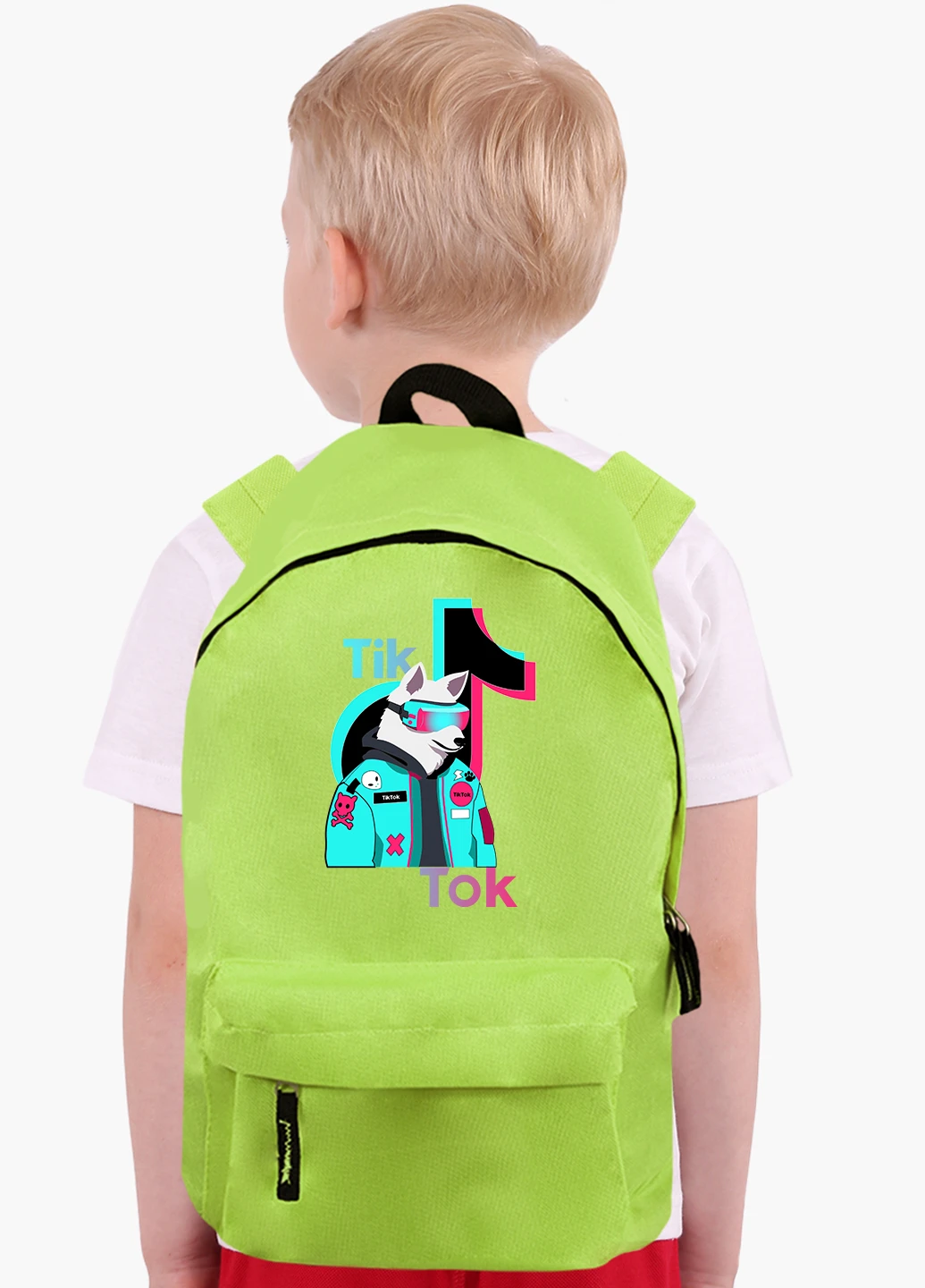 Детский рюкзак Вовк Тік Тік (Wolf TikTok) (9263-1645) MobiPrint (217075147)