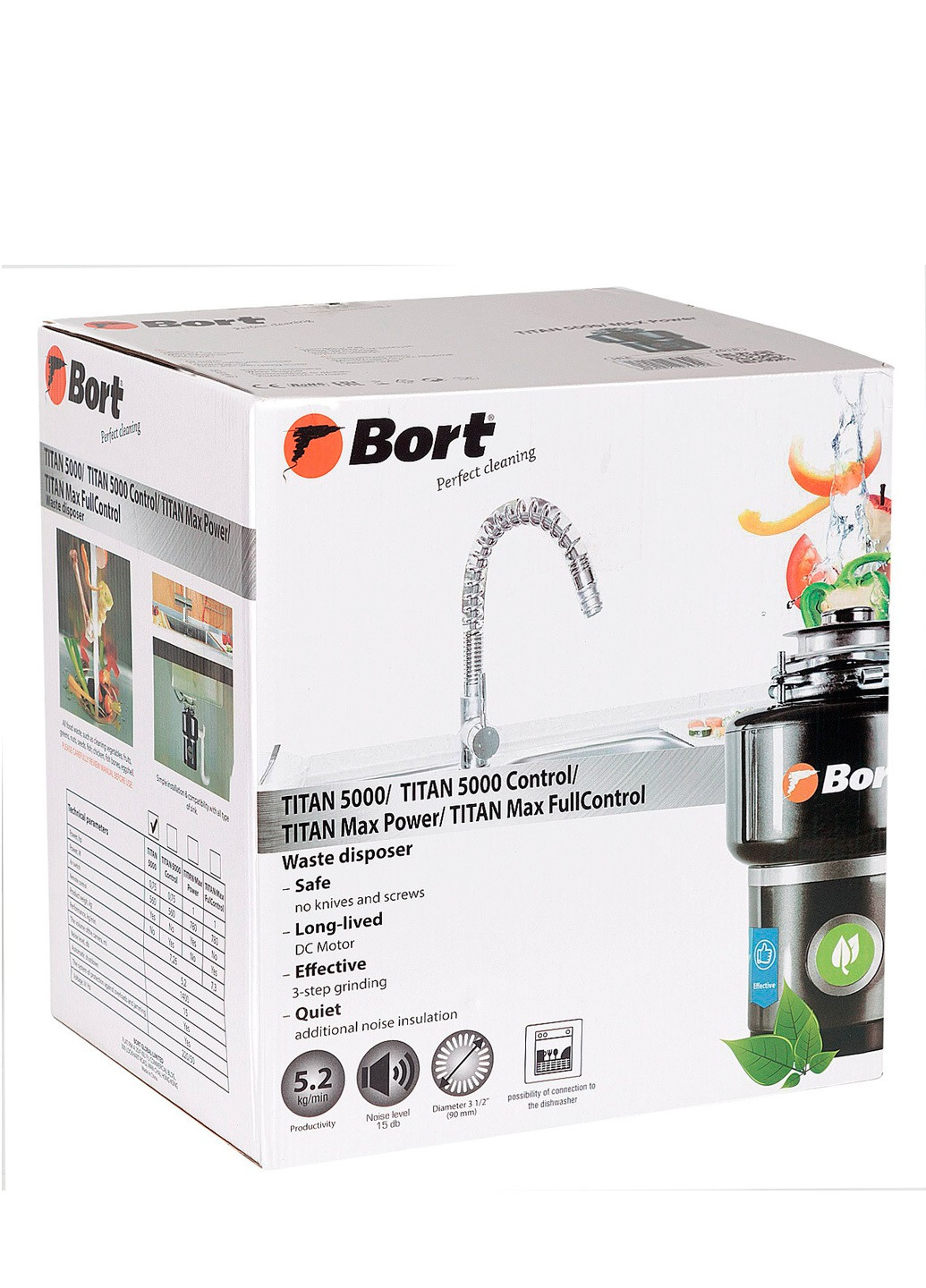 Измельчитель пищевых отходов Bort titan 5000 control (213450762)