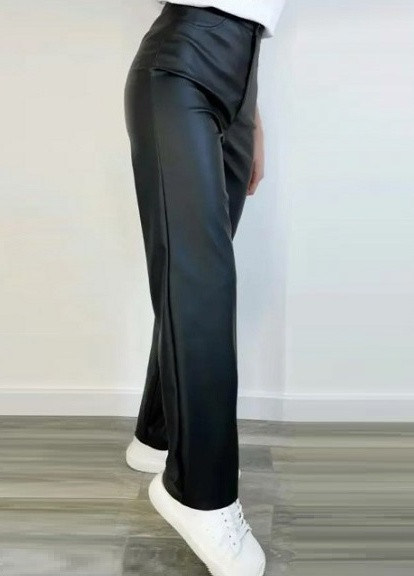 Прямі шкіряні брюки Fashion Girl bono (254398672)