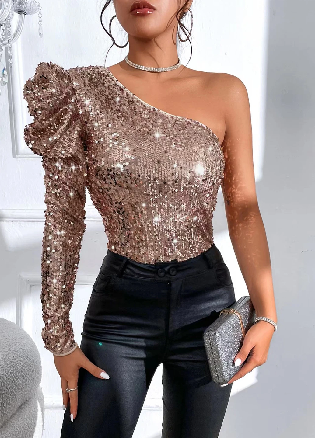 Золота блуза SHEIN