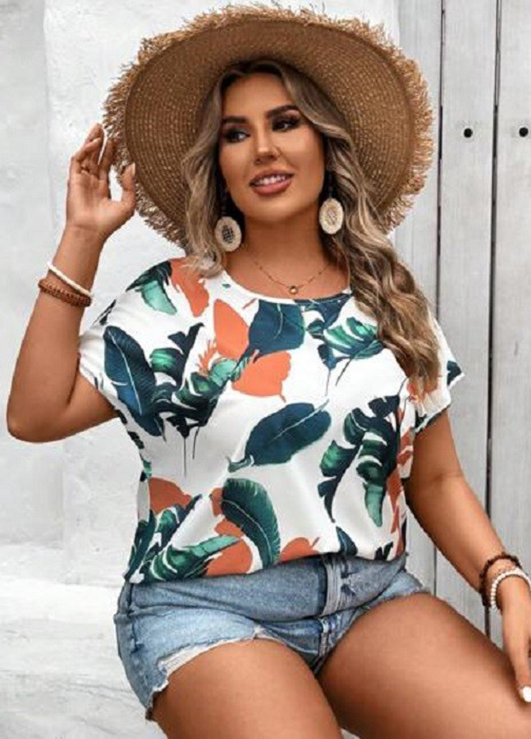 Комбінована блузка SHEIN