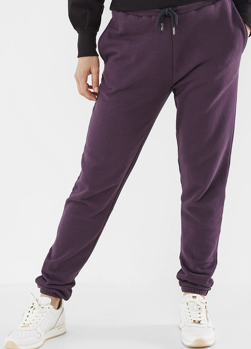 Фиолетовые спортивные демисезонные джоггеры брюки Mexx