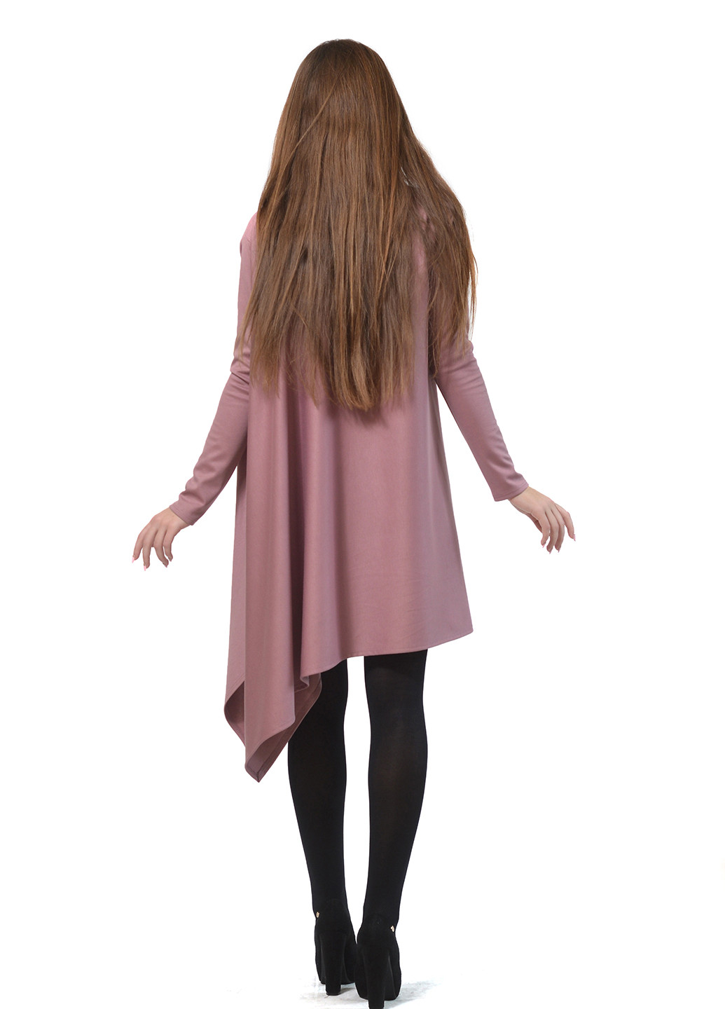 Фиолетовое кэжуал платье а-силуэт Lada Lucci однотонное