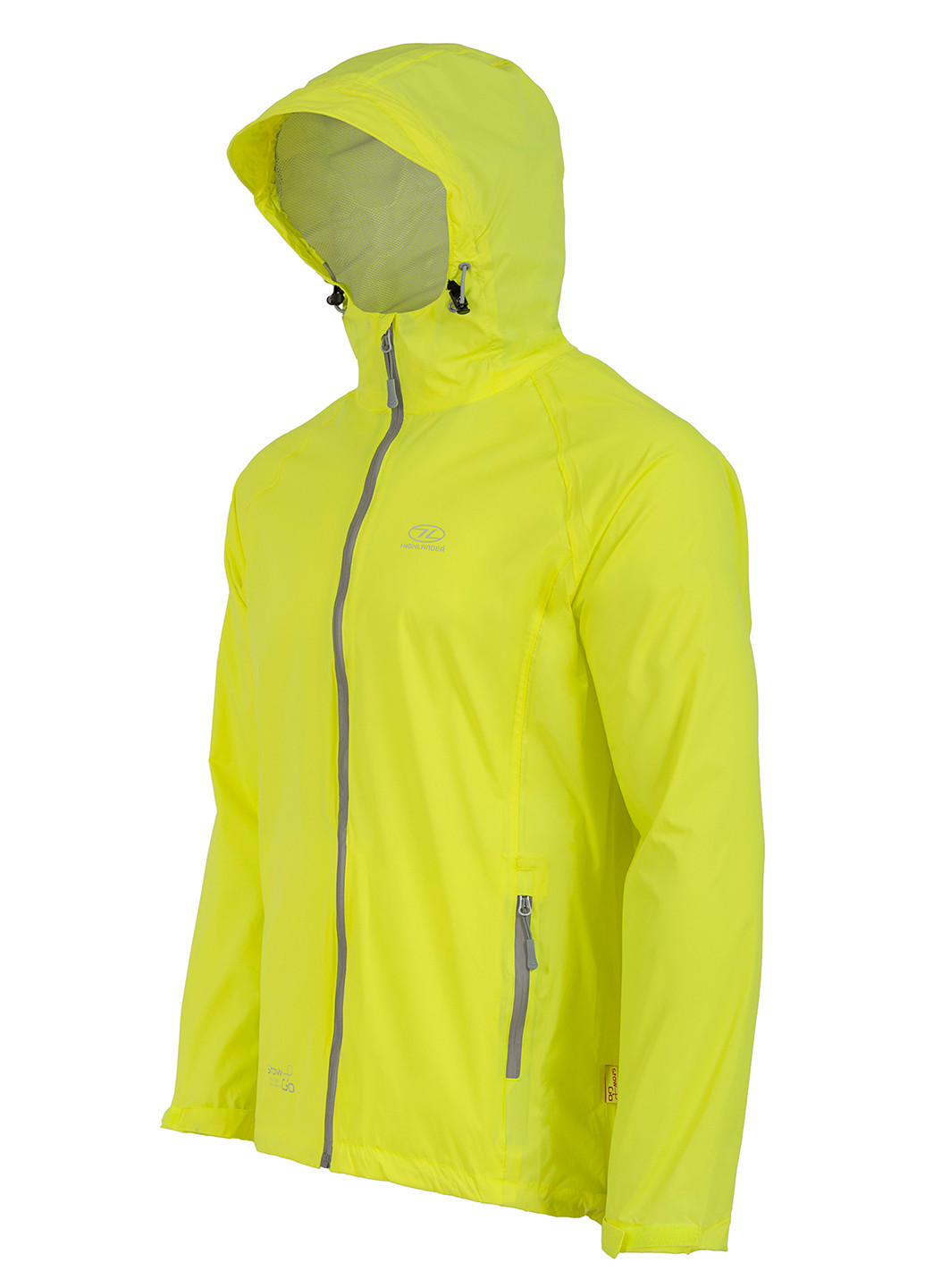 Жовта демісезонна вітровка Highlander Stow & Go Pack Away Rain Jacket 6000 mm Yellow M (JAC077-YW-M)