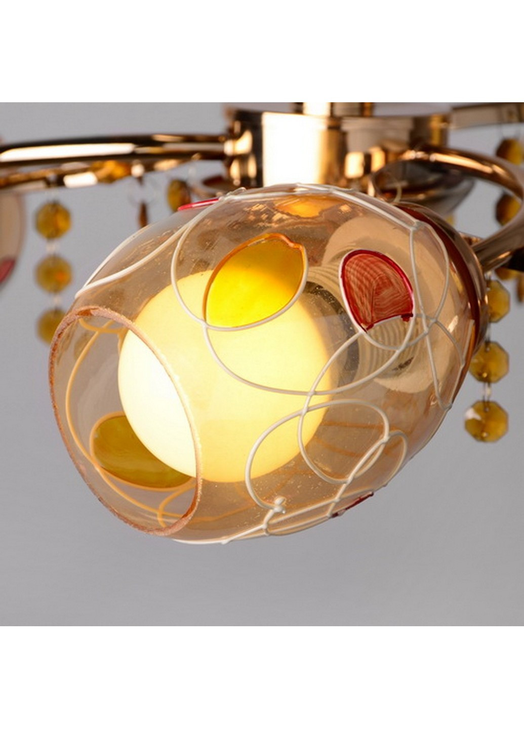 LK-488S / 3 E27 G Люстра стельова Brille (188421959)