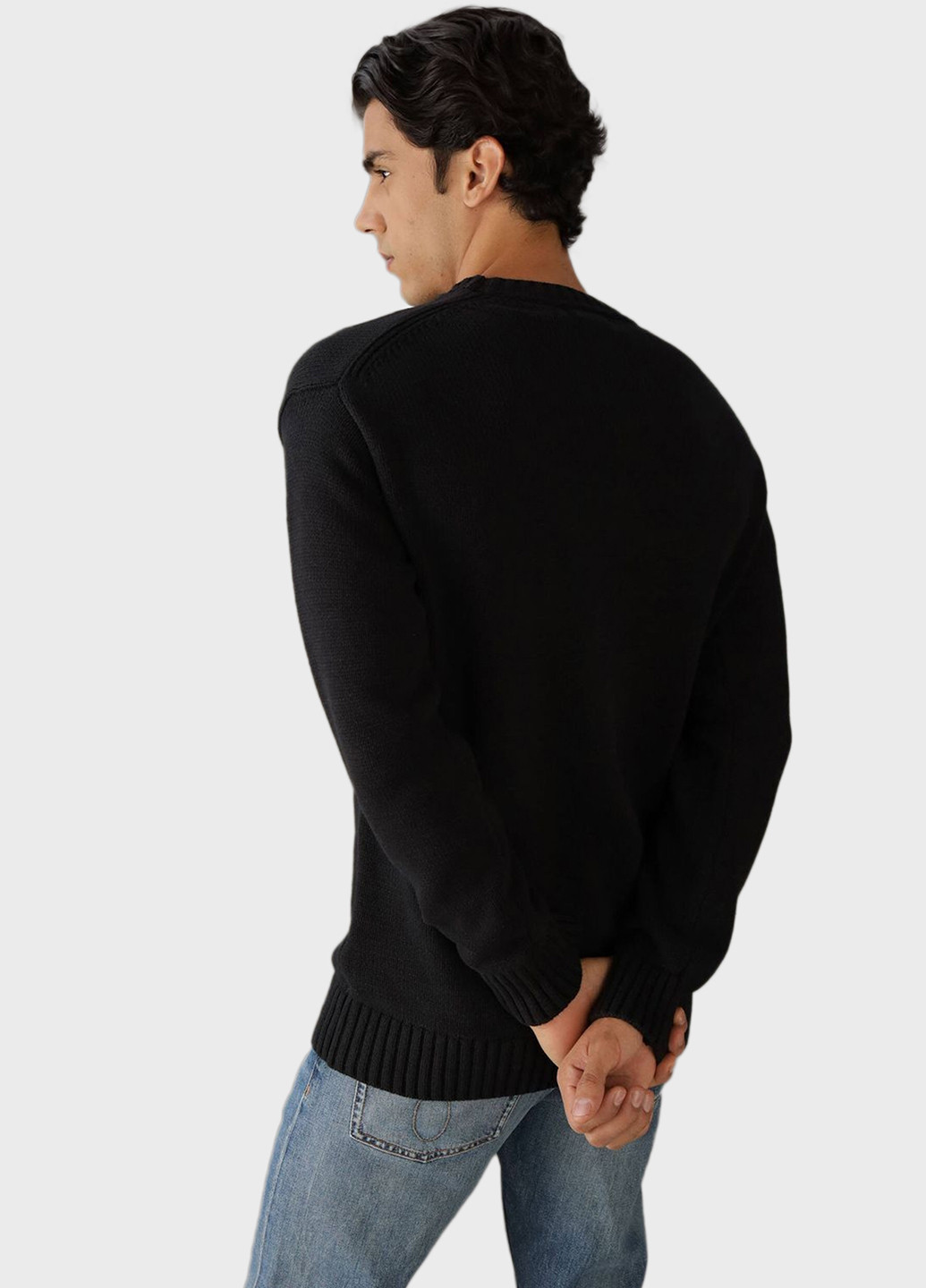 Черный зимний джемпер джемпер Calvin Klein Jeans