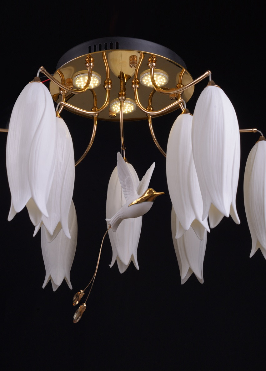 Люстра флористика BKL-533C/9 G9 GD Brille (253887621)