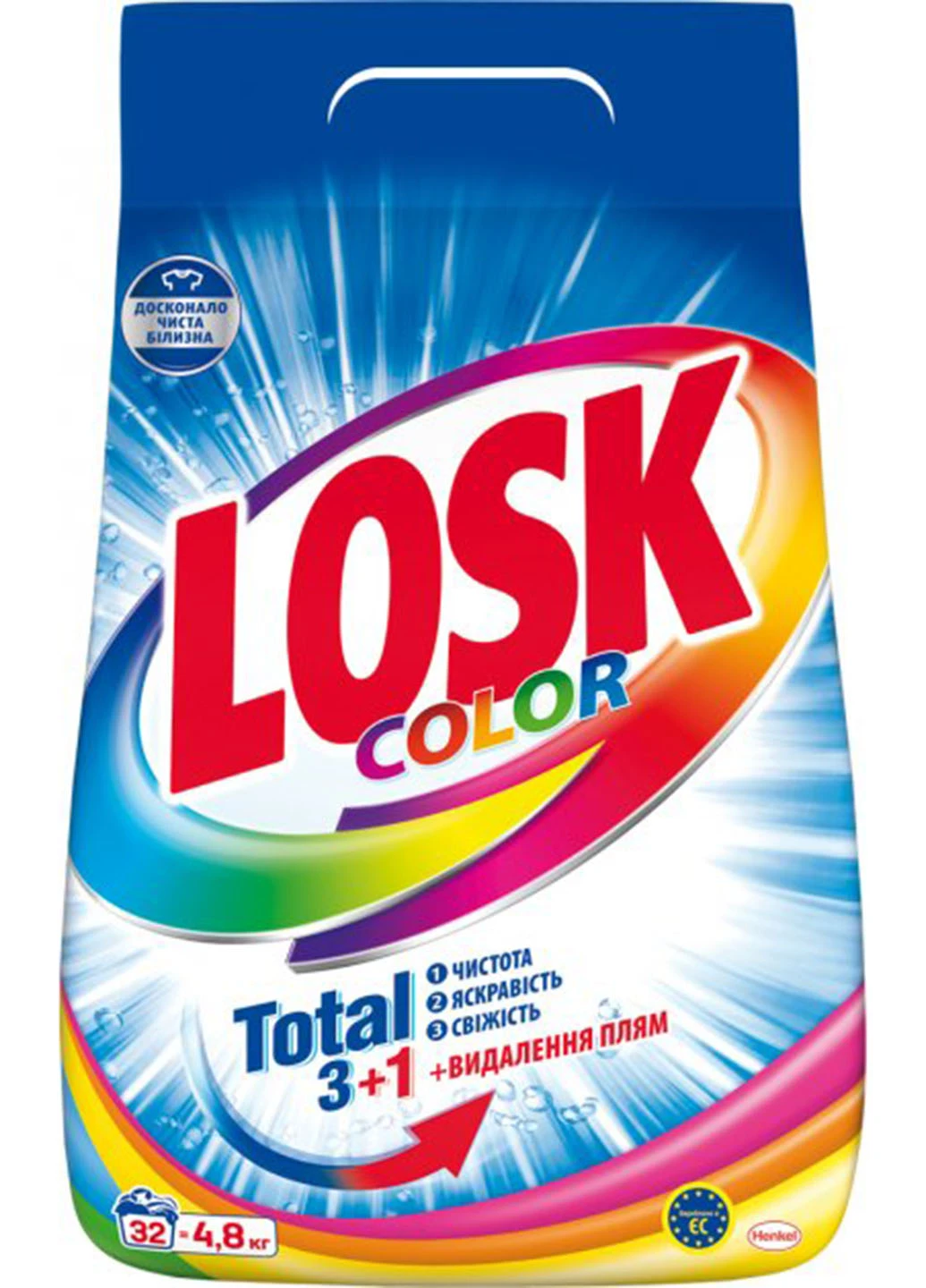 Стиральный порошок Color для цветных вещей 4.8 кг 32 Стирок Losk (254211785)