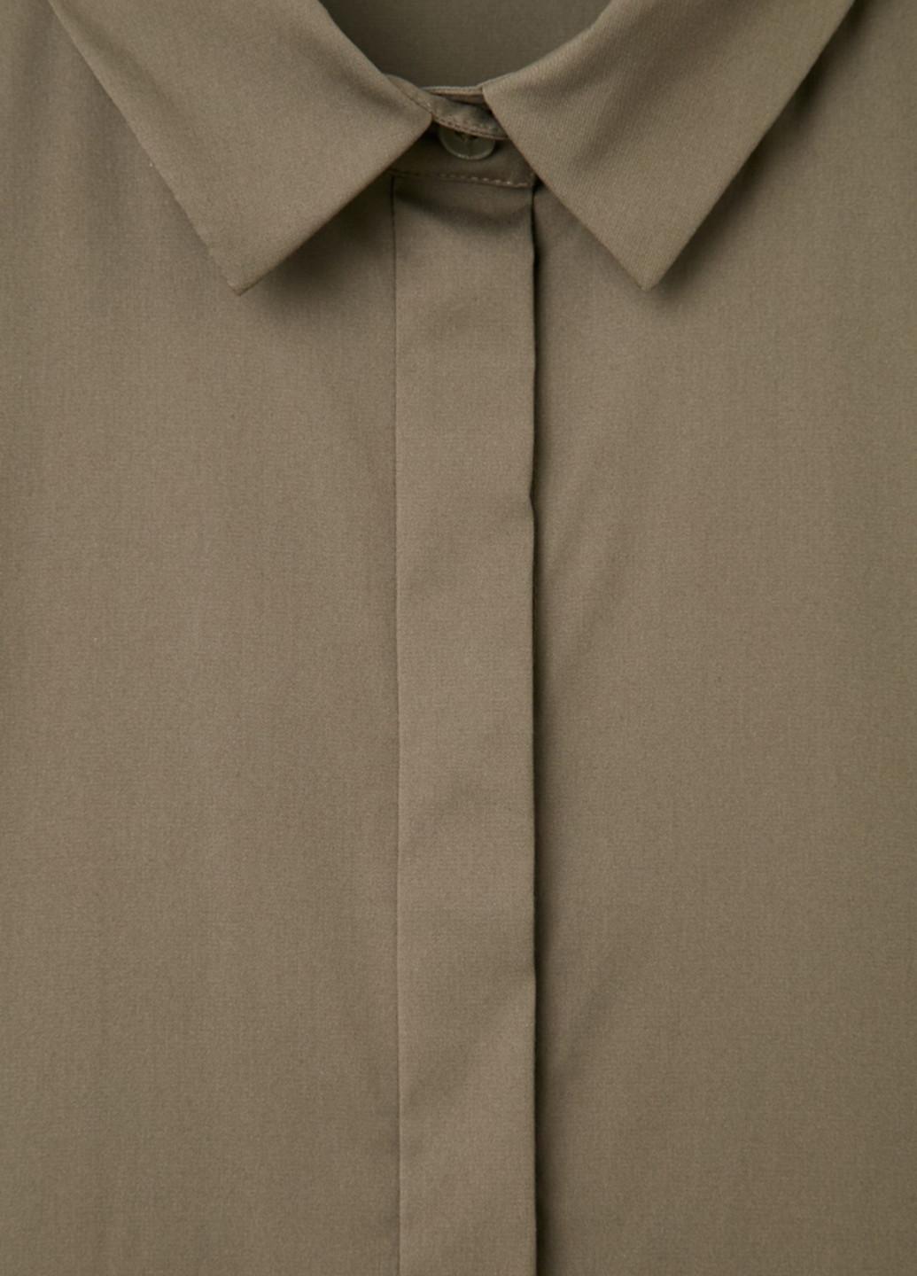 Оливковое (хаки) кэжуал платье Cos однотонное