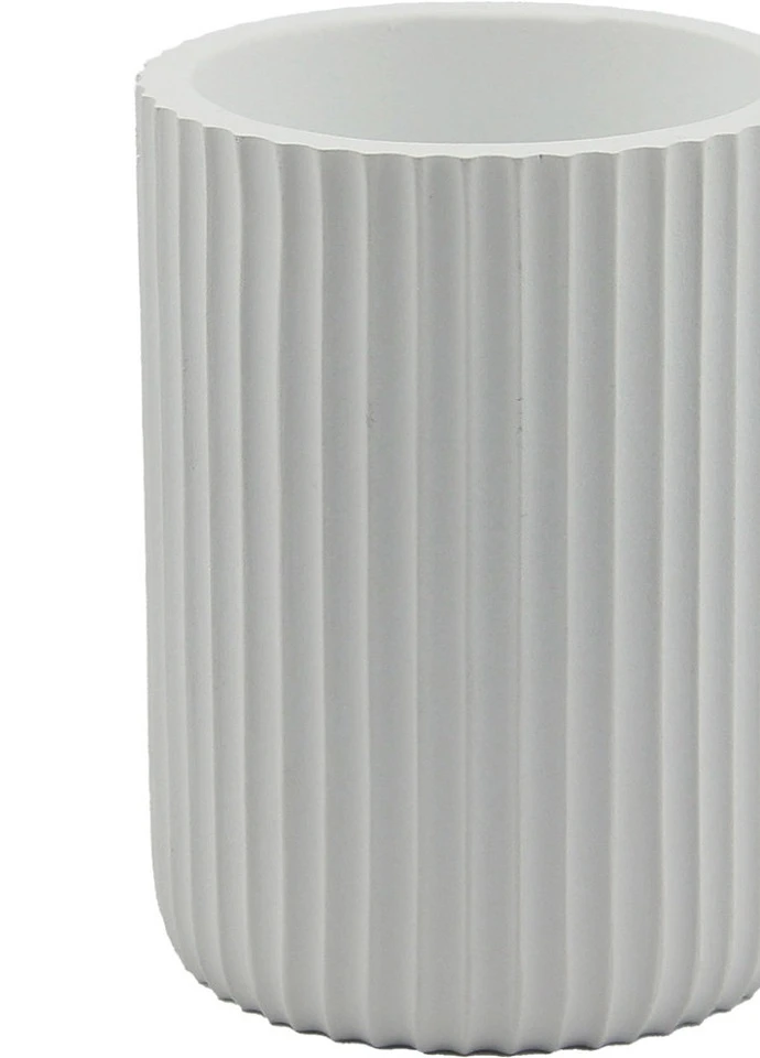 Стакан для зубних щіток Trento Paint Bianco Білий Trento Design Studio (253865640)