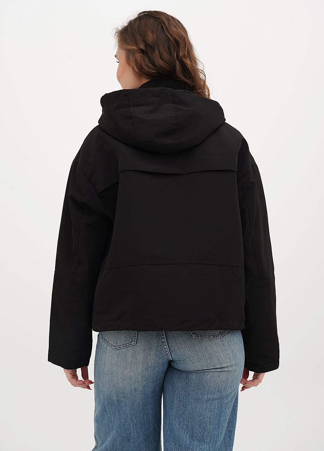 Чорна демісезонна куртка Warehouse