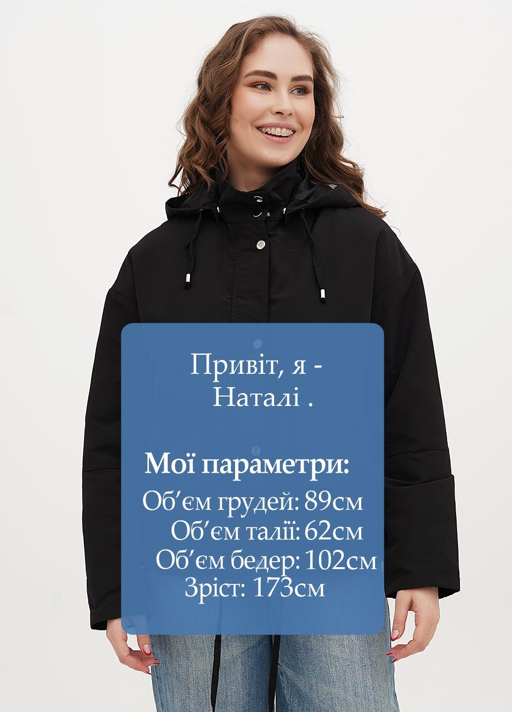 Чорна демісезонна куртка Warehouse