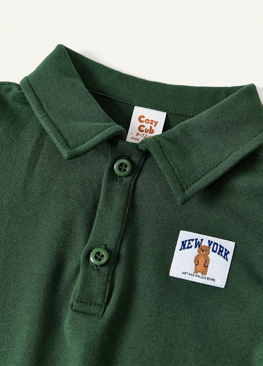 Комбінований літній костюм (поло, шорти) з шортами SHEIN