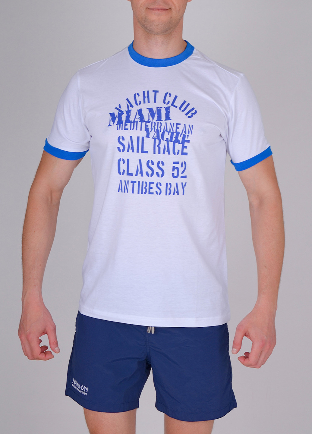 Белая футболка David