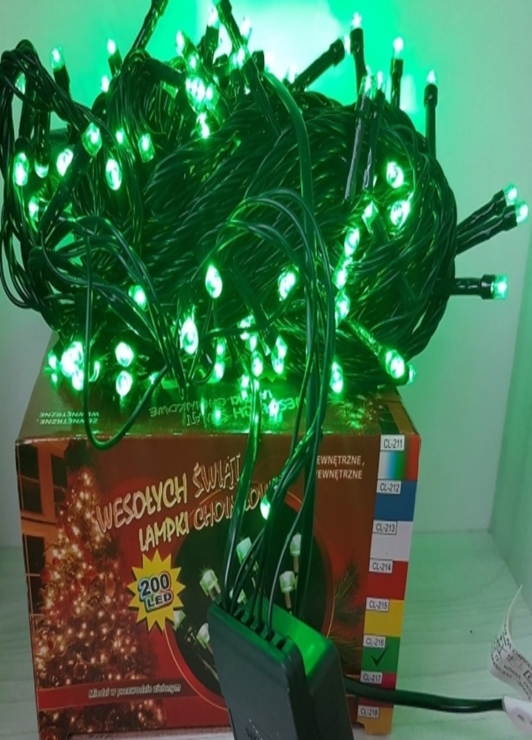 Світлодіодна гірлянда LED 200 Зелена 16м з контролером (0984668) Francesco Marconi (201693088)