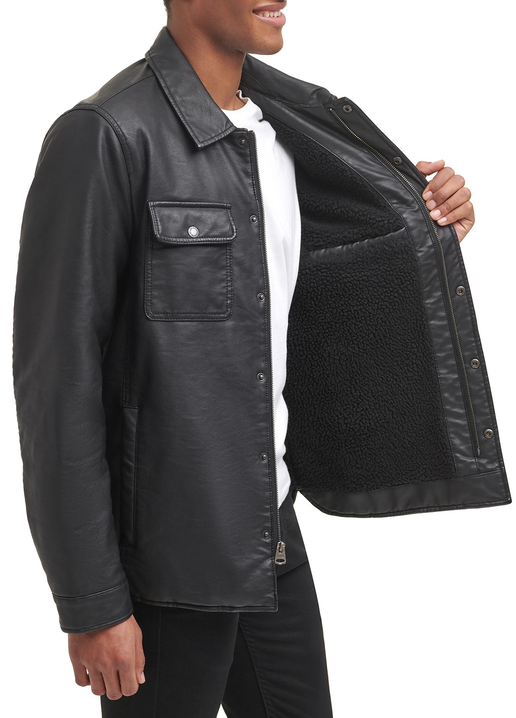 Черная демисезонная куртка Levi's