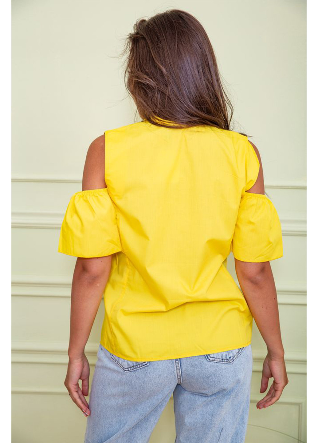Жовта літня блуза Ager