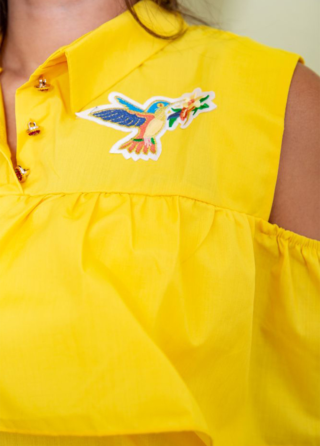 Жовта літня блуза Ager