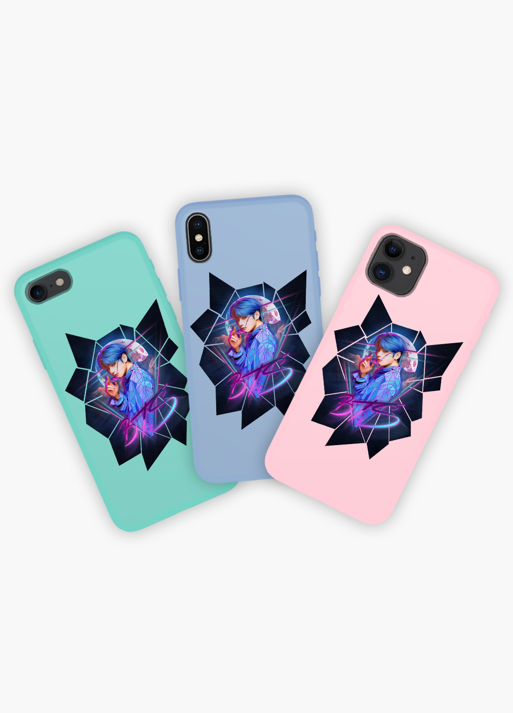 Чехол силиконовый Apple Iphone 6 БТС (BTS) (6937-1067) MobiPrint (219356810)