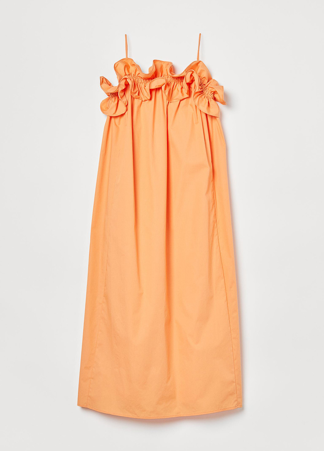 Персикова кежуал сукня а-силует H&M однотонна