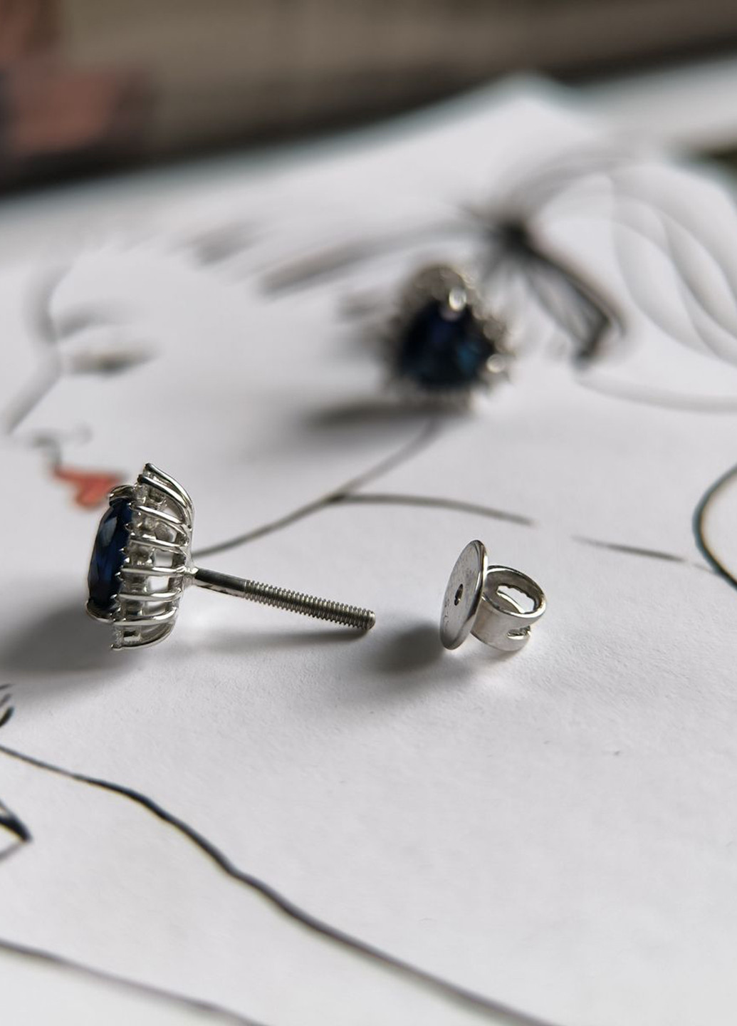 Серьги Silver Flame (354214480)