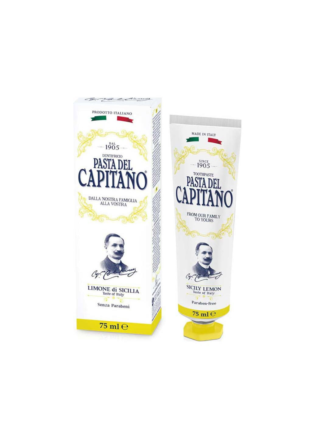 Зубная паста 1905 Сицилийский лимон Pasta del Capitano (215077961)