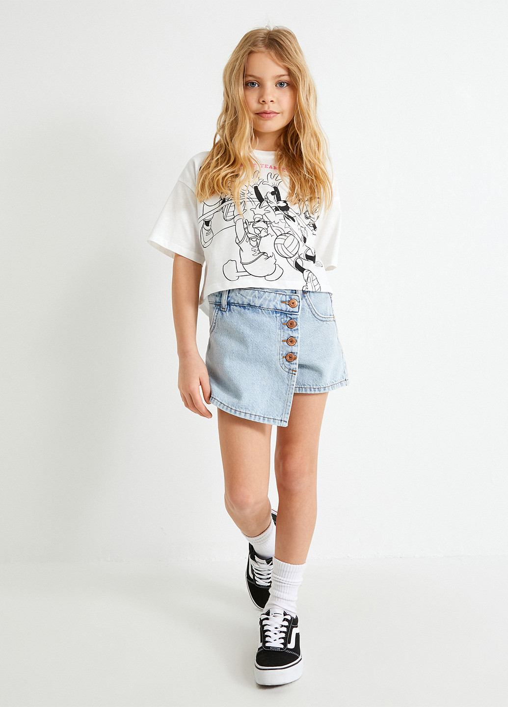 Молочная летняя футболка KOTON