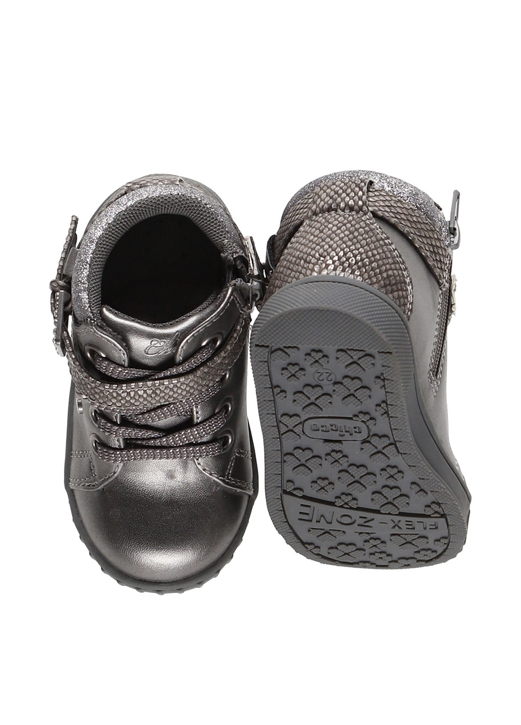 Серые кэжуал осенние ботинки Chicco