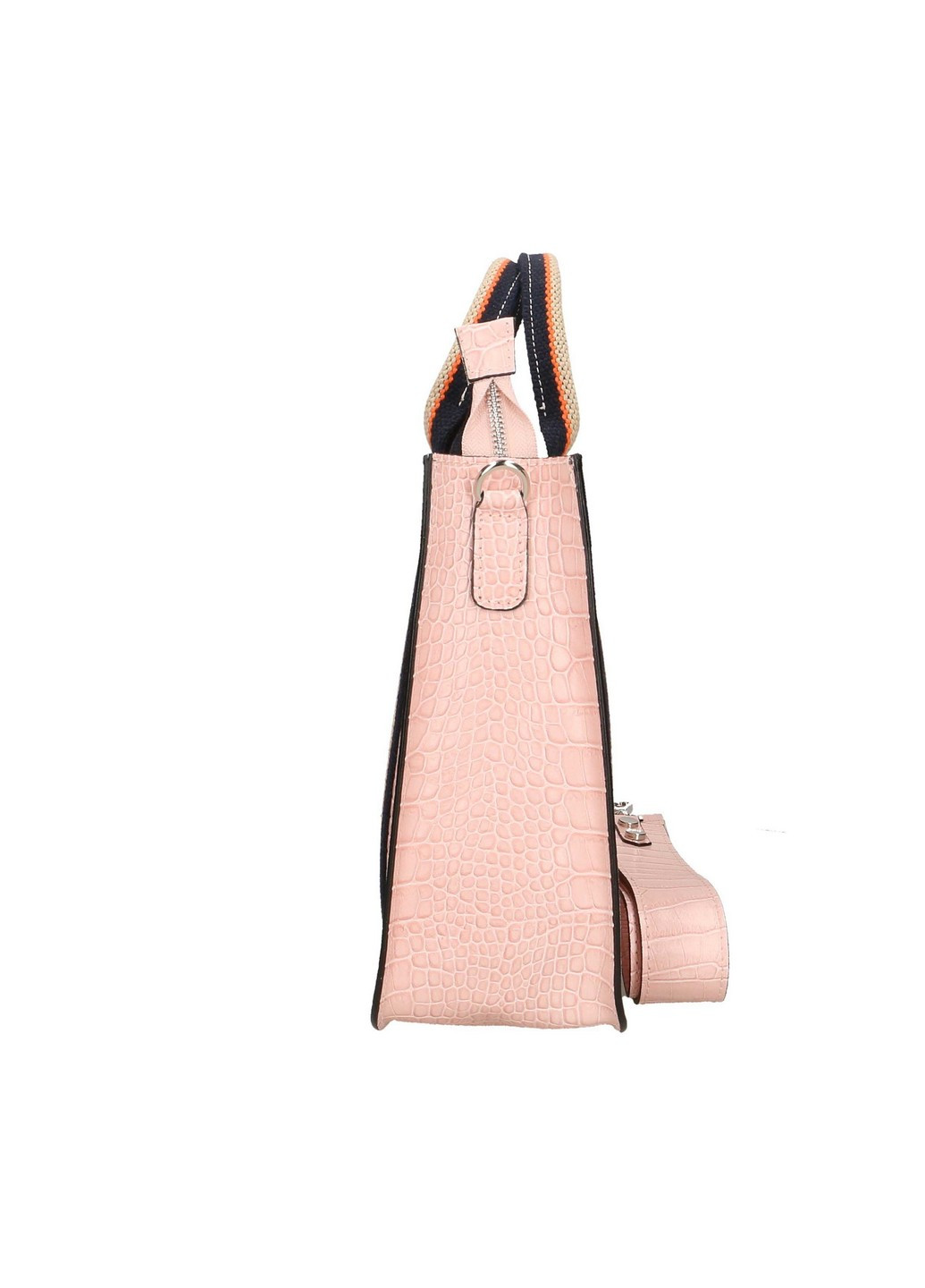 Сумка Italian Bags Деловая однотонная розовая кэжуал