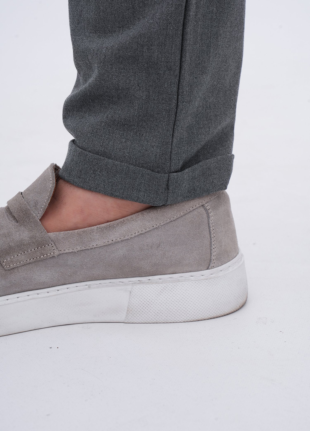 Серые классические, кэжуал демисезонные классические брюки Trend Collection