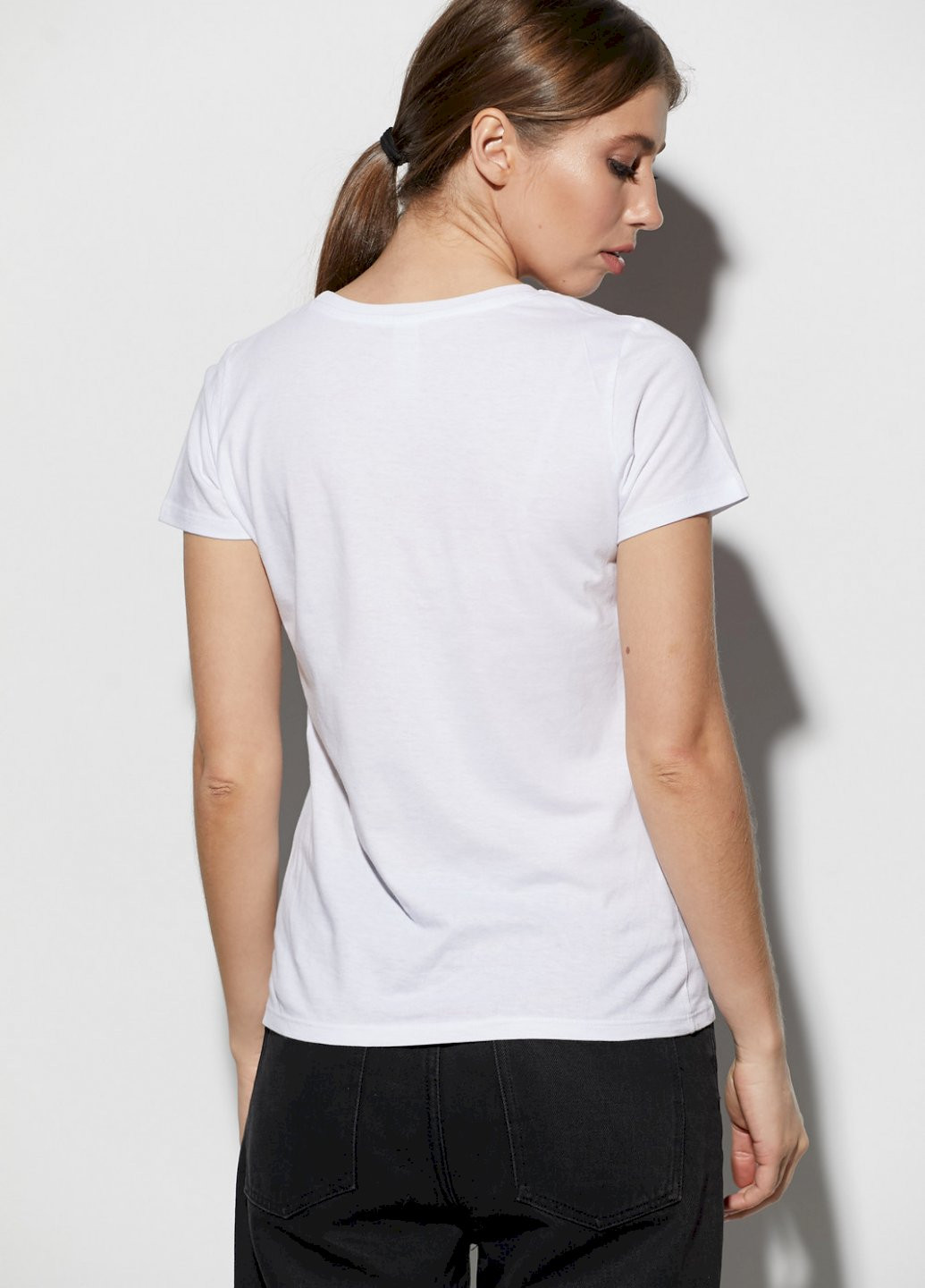 Футболка женская basic /дышащий принт/ YAPPI - (253187183)