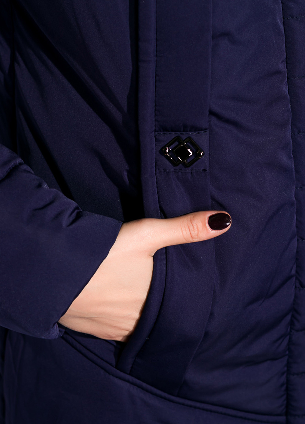 Темно-синя зимня куртка Time of Style