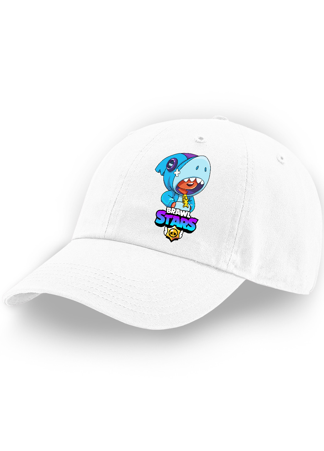 Кепка Леон Акула Бравл Старс (Leon Shark Brawl Stars) (9273-1016) MobiPrint (216961185)