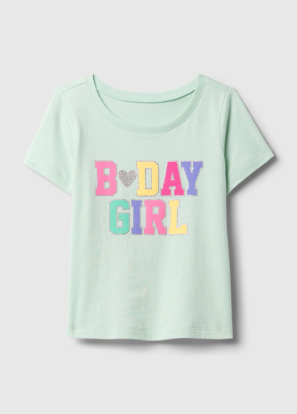 Бірюзова літня футболка Gap