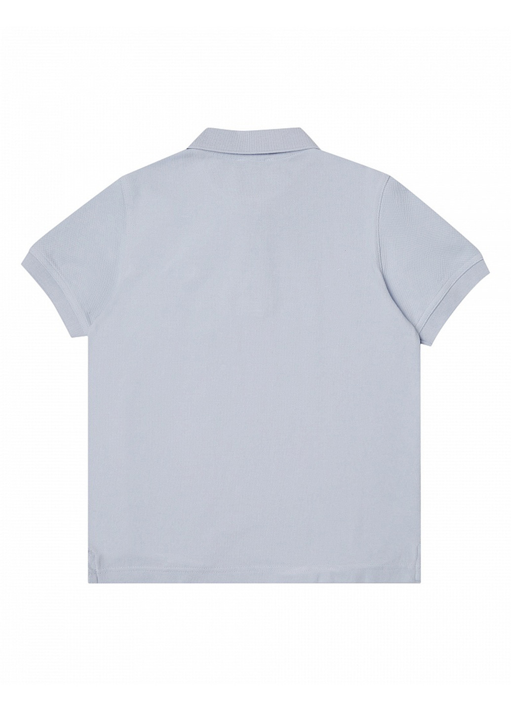 Светло-серая детская футболка-поло для мальчика United Colors of Benetton однотонная
