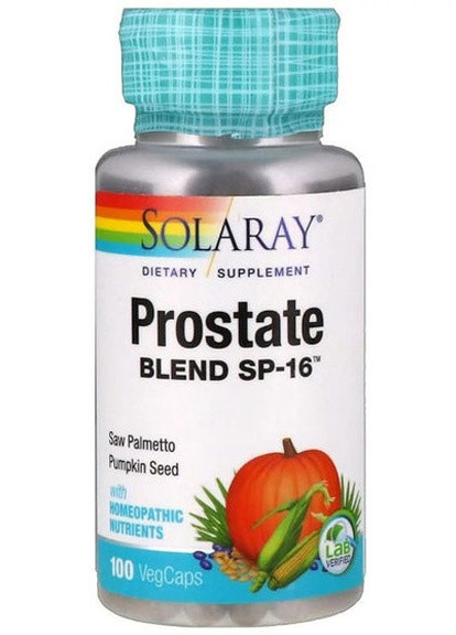 Prostate Blend SP-16 100 Veg Caps Solaray (256380253)