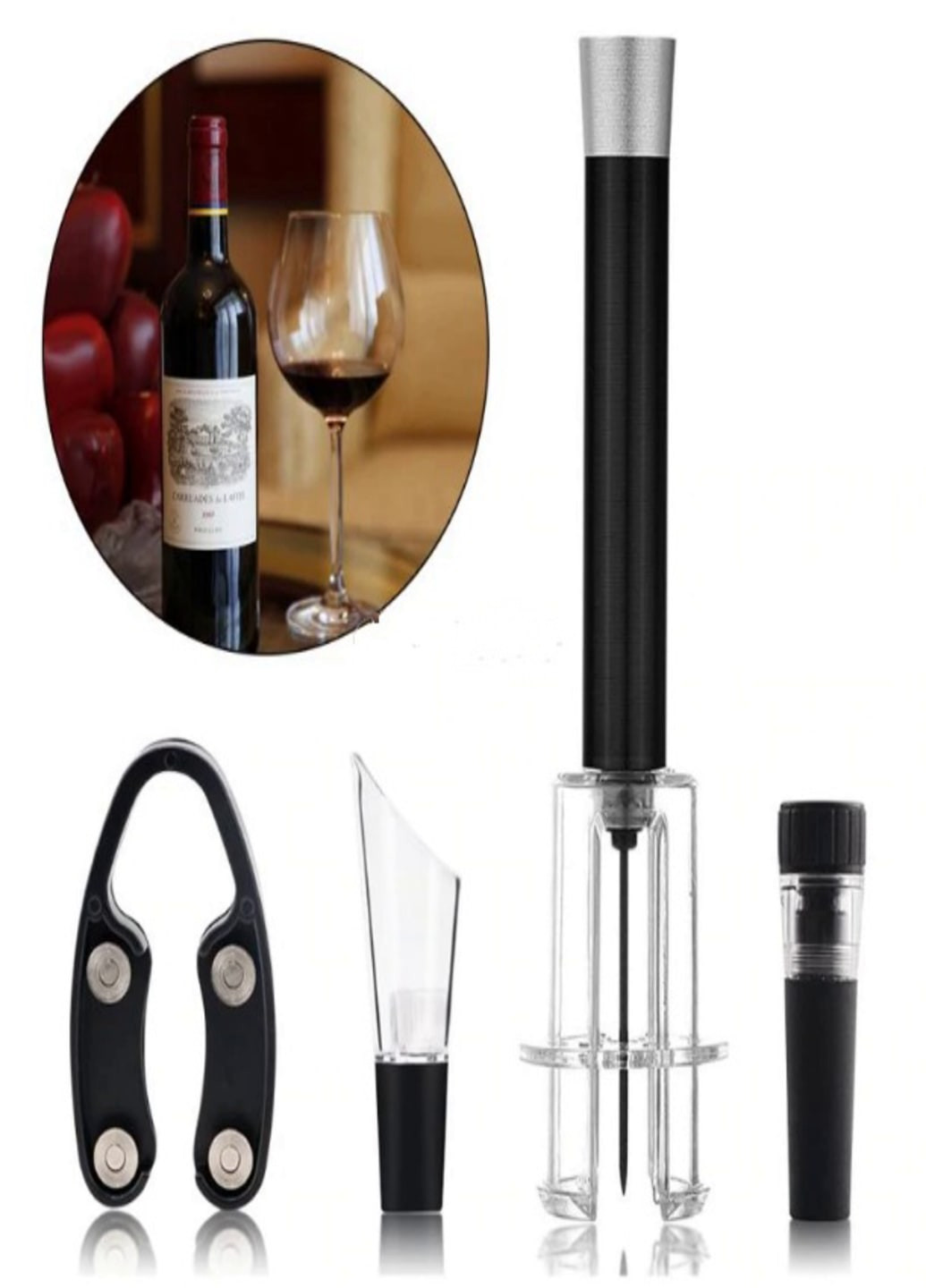 Штопор насос открывалка для вина набор для бутылок (1225475) Francesco Marconi (215118294)