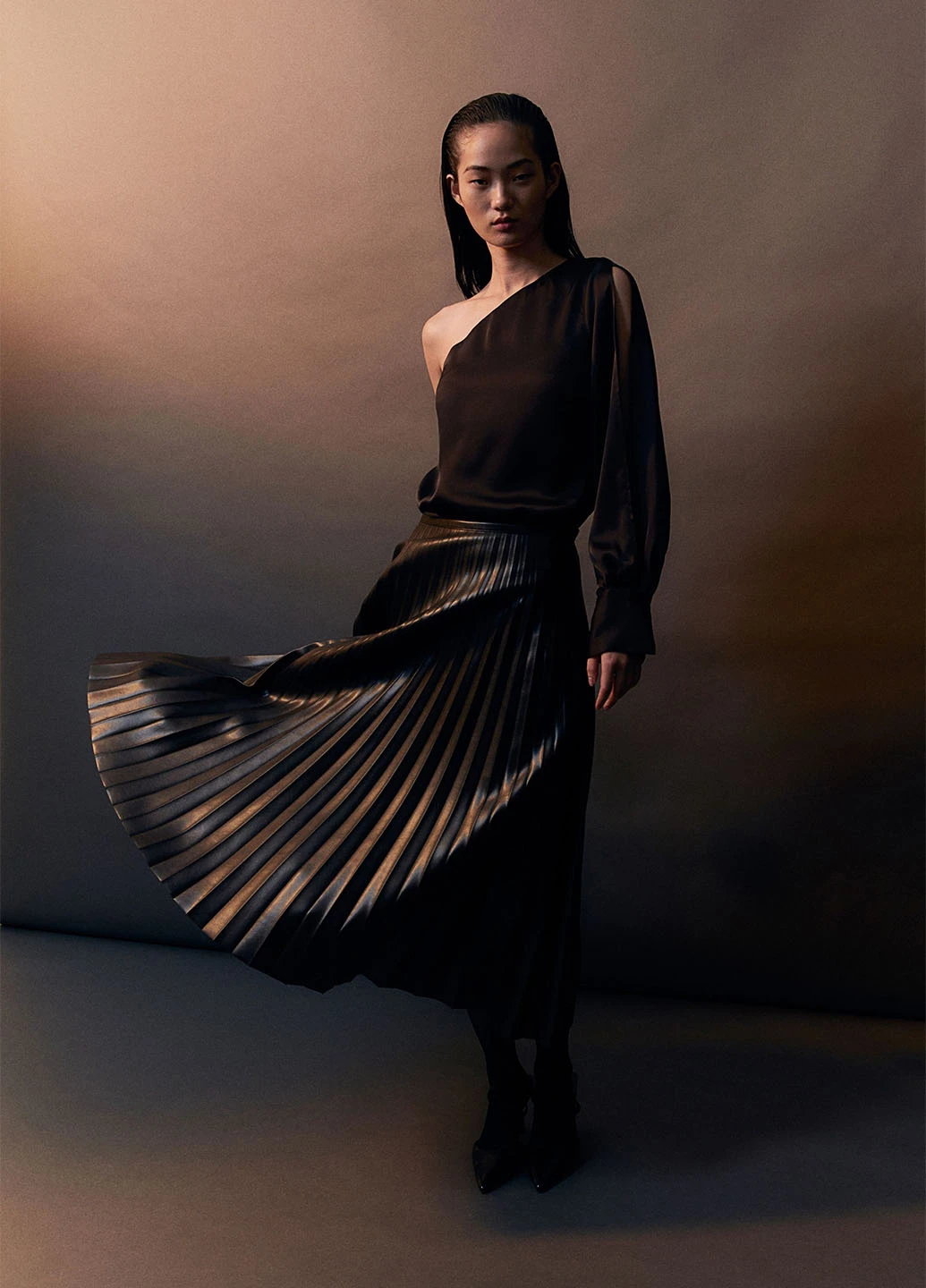 Чёрная блуза H&M