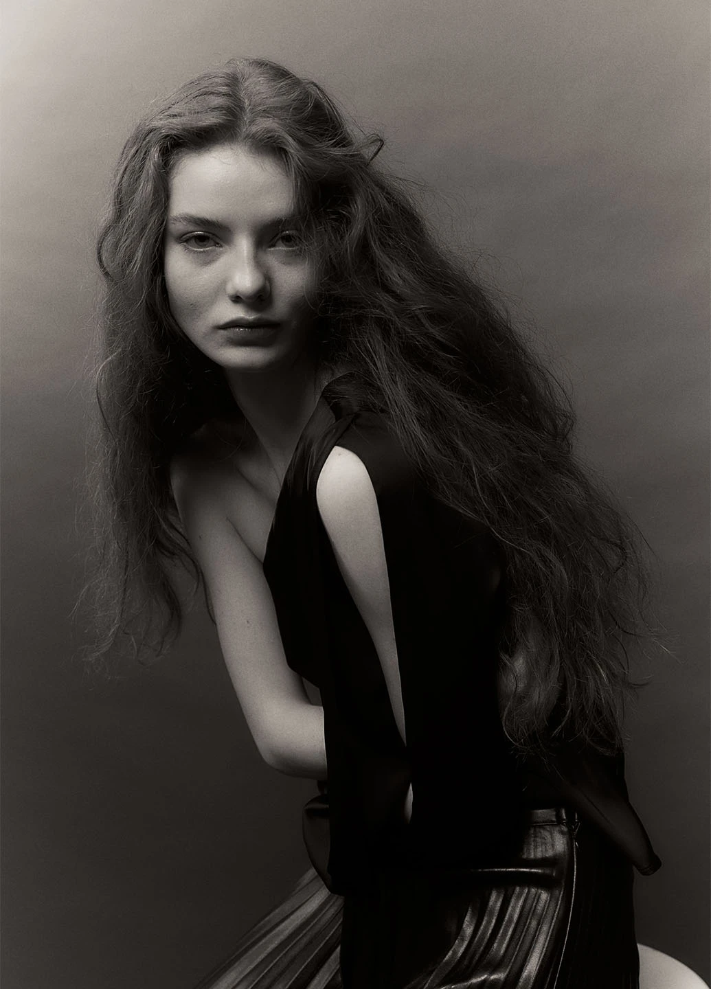Чёрная блуза H&M