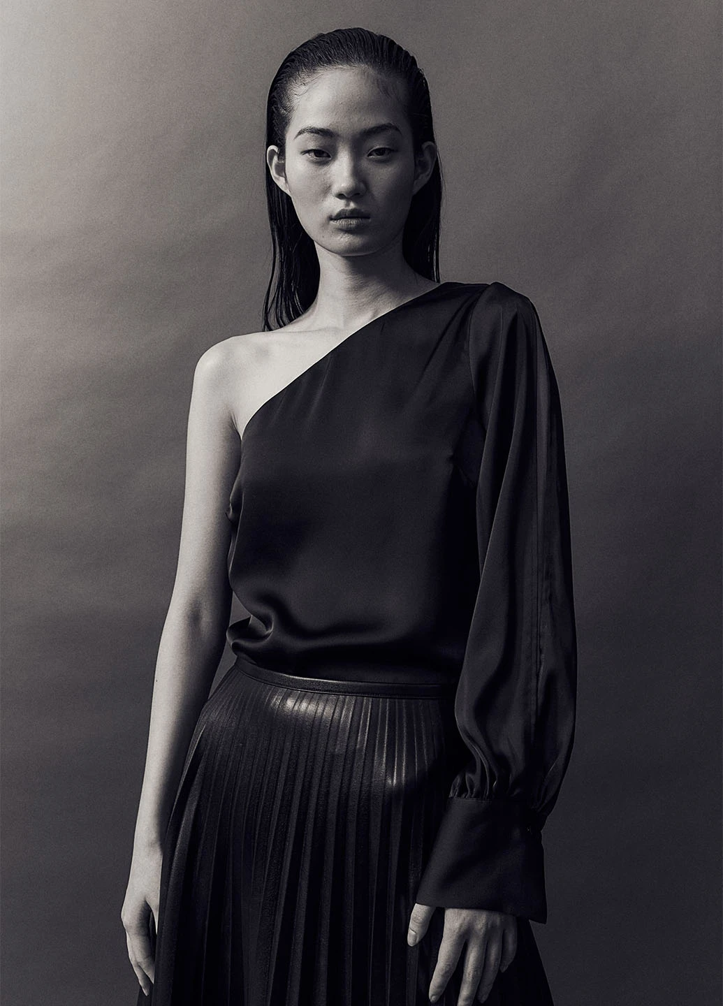 Чёрная блуза H&M