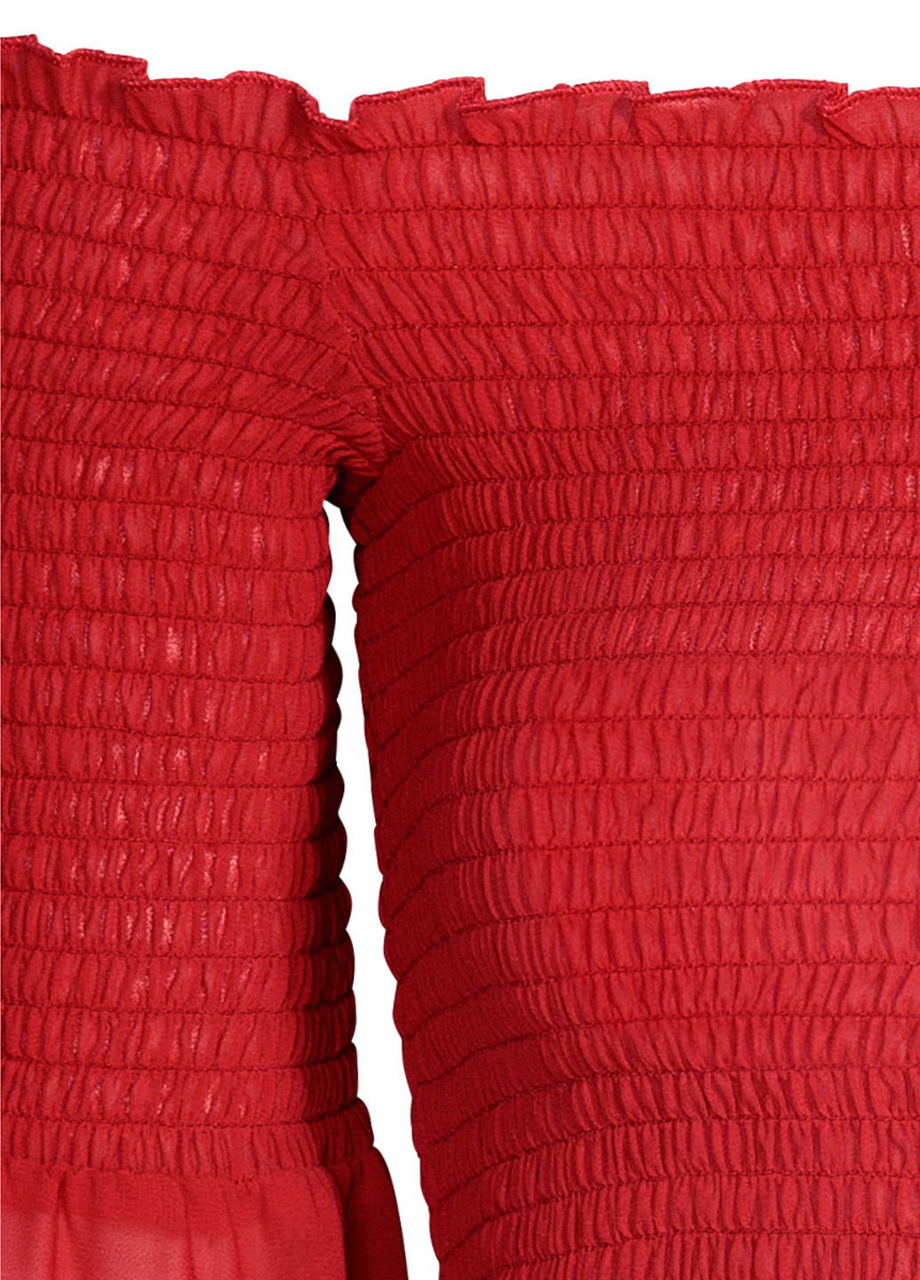 Красное кэжуал платье бэби долл H&M однотонное