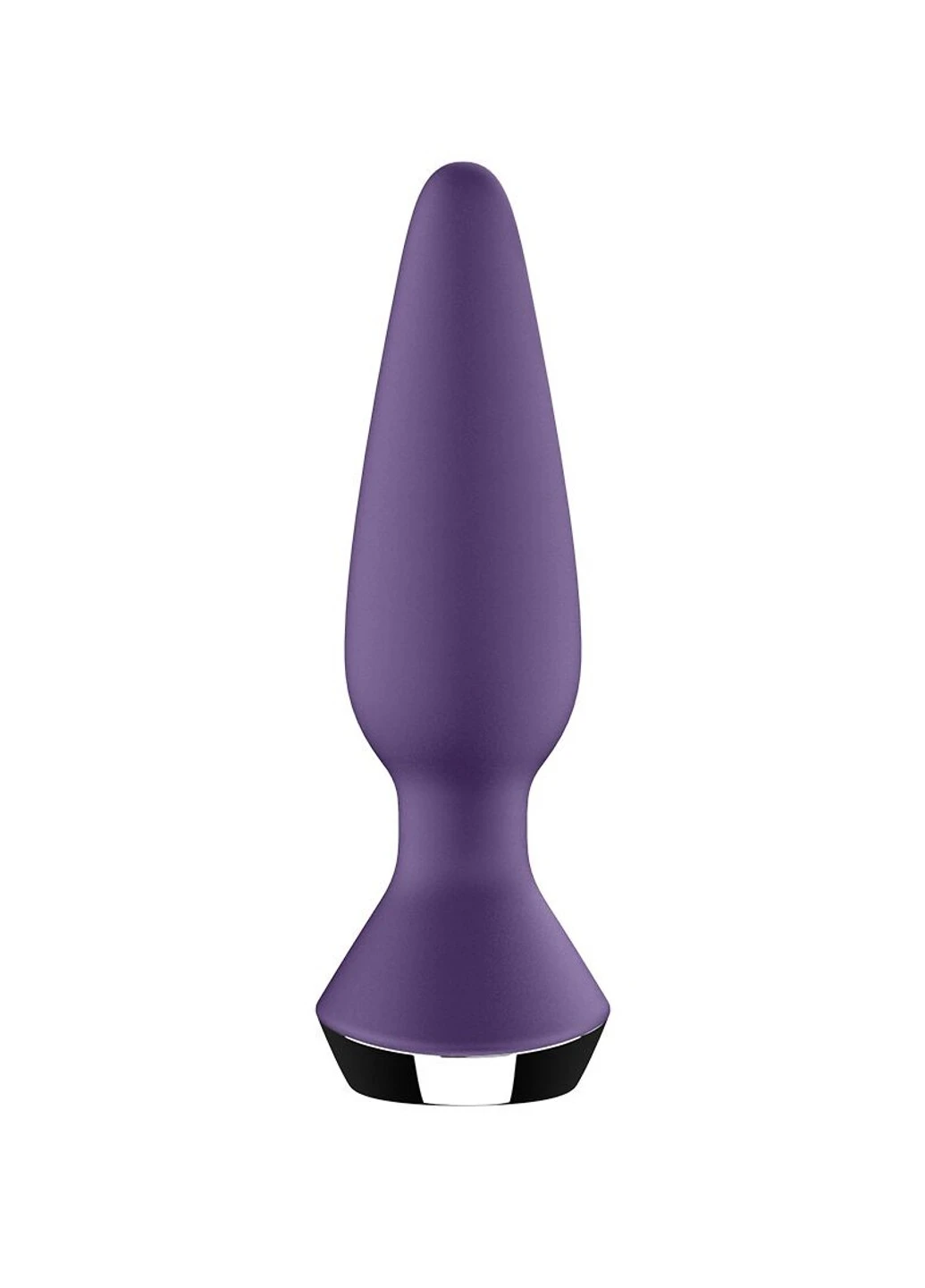 Анальная вибропробка Plug-ilicious 1 Purple Satisfyer (252607148)